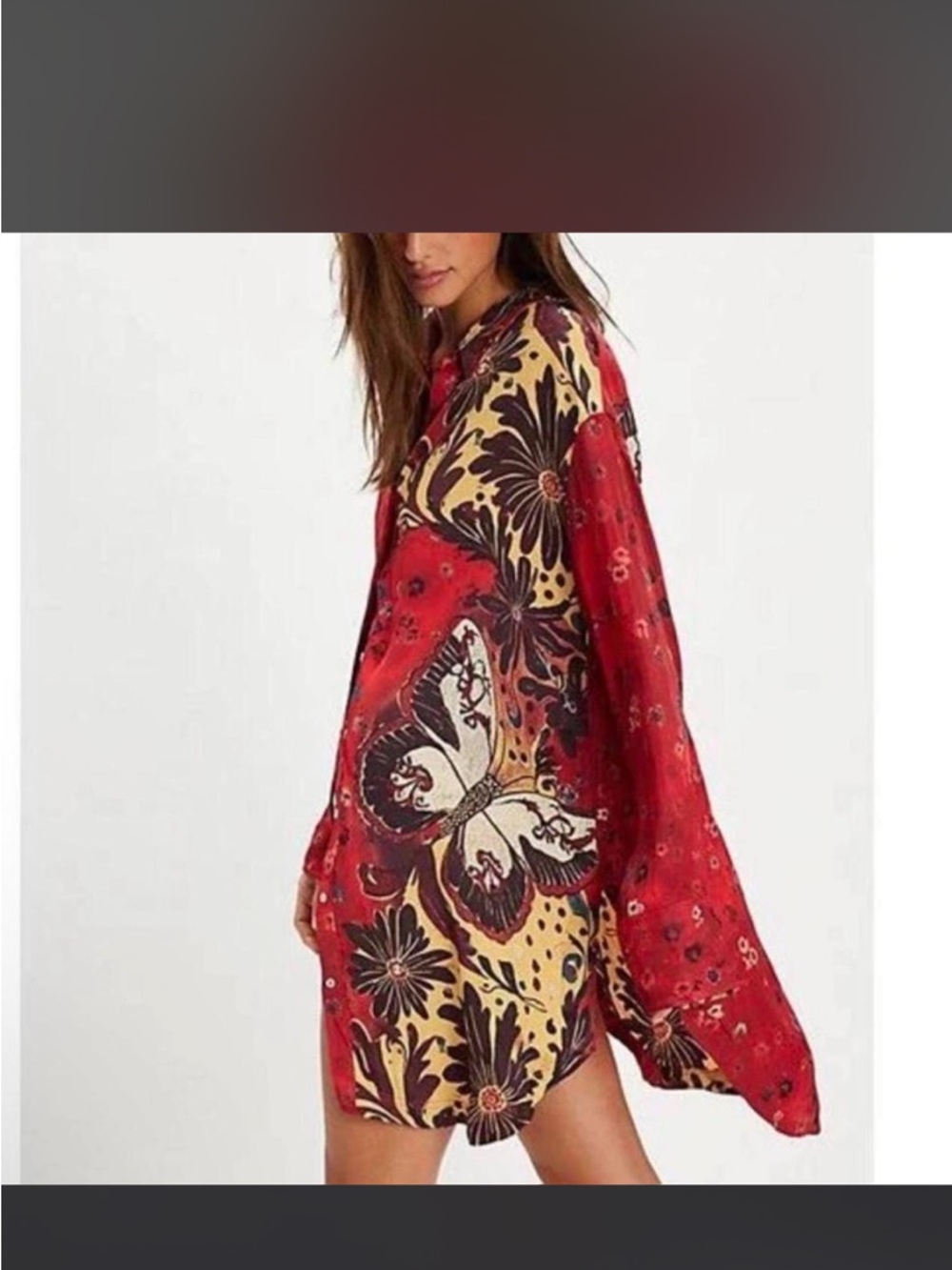 Free people Off The Vine Button Down